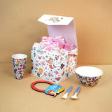 LSB 16pcs Pink Mermaid Newborn Hamper/Gift Box for Baby Girl, 0-6 months