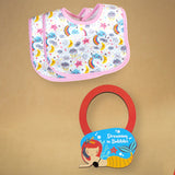 LSB 16pcs Pink Mermaid Newborn Hamper/Gift Box for Baby Girl, 0-6 months