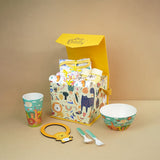 LSB 16 pcs Yellow King Lion Newborn Hamper/Gift Box for Baby Boy/Baby Girl, 0-6 months