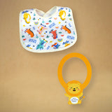 LSB 16 pcs Yellow King Lion Newborn Hamper/Gift Box for Baby Boy/Baby Girl, 0-6 months