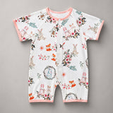 LSB 20 pcs, Woodland Rabbit Cane Basket themed Newborn Baby Girl All Season wear,Gift Hamper set,0-12 months