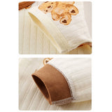 LSB 21 pcs Brown Cream Lovely Bear Newborn Baby Girl/ Boy Gift Box , all season wear Hamper, (0 - 12 months)