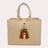 LSB 21pcs Woodland Bear Totebag Hamper for Newborn Baby Boy / Baby Girl, Giftset for Baby , All Season wear, 0-12 months