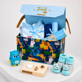 LSB 22 pcs, Blue Animals Newborn Baby Boy, All Season wear,Gift Hamper set,0-6 months