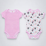LSB 22 pcs, Pink Animals Newborn Baby Girl All Season wear,Gift Hamper set, 0-6 months
