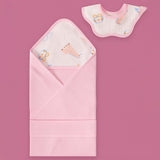 LSB 22pcs Pink Penguin Newborn Baby Girl/ Boy Gift Box , all season wear Gift Hamper, (0 - 12 months)