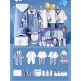 LSB Blue Maple Leaf Newborn Gift Box