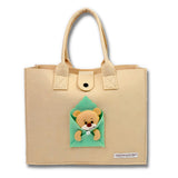 LSB 23pcs Envelope Bear Totebag Hamper for Newborn Baby Boy / Baby Girl, Giftset for Baby , All Season wear, 0-12 months