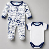 LSB 25 pcs, Twin Boy & Girl White cane basket themed Newborn Baby Boy, All Season wear,Gift Hamper set, 0-6 months
