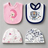 LSB 25 pcs, Twin Boy & Girl White cane basket themed Newborn Baby Boy, All Season wear,Gift Hamper set, 0-6 months