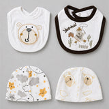 LSB 25 pcs, Twin Boys White cane basket themed Newborn Baby Boy, All Season wear,Gift Hamper set, 0-6 months