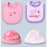 LSB 25 pcs, Twin Girls White cane basket themed Newborn Baby Boy, All Season wear,Gift Hamper set, 0-6 months