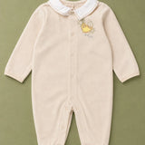 LSB 9 Pcs Beige Animals print Newborn Baby All Season Wear, Net Gift Hamper set, 0-6 months