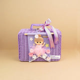 Little Surprise Box,Majestic Fairy Magic,Purple Cane Basket for Storage and Travel