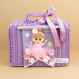 Little Surprise Box,Majestic Fairy Magic,Purple Cane Basket for Storage and Travel