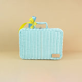 Little Surprise Box,Twinkle Star Lullaby Teddy,Baby Blue Cane Basket for Storage and Travel
