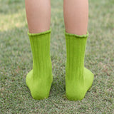 LSB Green 3D Dear & Stockings Christmas Themed Ankle Length Socks For Kids