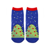 LSB Multicolor Christmas Ankle Length Socks For Kids-Set Of 5 Pcs