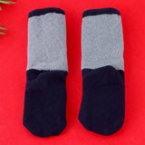 LSB Navy & Grey Snowman & Bell Christmas Themed Ankle Length Socks For Kids
