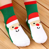 LSB Red Green White Themed Christmas Ankle Socks Set Of 5 Pcs