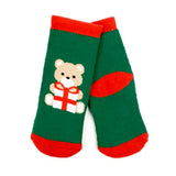 LSB Red Green White Themed Christmas Ankle Socks Set Of 5 Pcs