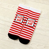 LSB Red Green White Themed Christmas Ankle Socks Set Of 5 Pcs