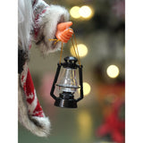 12 inches Red & White Snowflakes Santa, Christmas Home and Table Decor