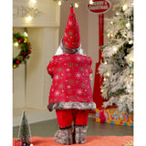 24 inches/2feet Red dark brown cardigan Dot Cardigan Santa,Christmas Home and Table Decor