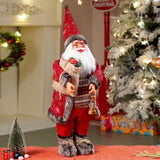 24 inches/2feet Red dark brown cardigan Dot Cardigan Santa,Christmas Home and Table Decor