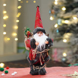 12 inches Red & Green dotted Santa, Christmas Home and Table Decor