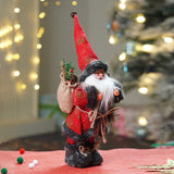 12 inches Red & Green dotted Santa, Christmas Home and Table Decor