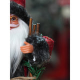 12 inches Red & Green dotted Santa, Christmas Home and Table Decor