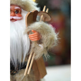 12 inches Red & Olive Snowflakes Santa, Christmas Home and Table Decor