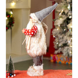 24 inches/2feet Red Polka Dot Cardigan Santa, Christmas Home and Table Decor