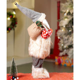 24 inches/2feet Red Polka Dot Cardigan Santa, Christmas Home and Table Decor