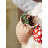 24 inches/2feet Red Polka Dot Cardigan Santa, Christmas Home and Table Decor