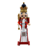 Red wooden rocking horse Christmas Home and table Decor