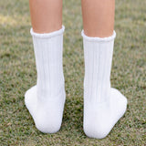 LSB White Santa & Sockings Christmas Themed Ankle Length Socks For Kids