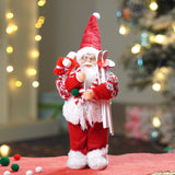 12 inches Winter Ready Santa, Christmas Home and Table Decor