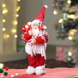 12 inches Winter Ready Santa, Christmas Home and Table Decor