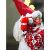 12 inches Winter Ready Santa, Christmas Home and Table Decor