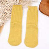 LSB Yellow 3D Dear & Stockings Christmas Themed Ankle Length Socks For Kids