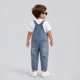 LSB Blue-Leg Bear Denim Dungaree for Toddlers and Kids (No T-Shirt Included)