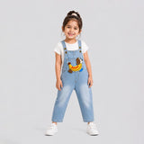 LSB Banana Doggy Denim Dungaree for Toddlers and Kids (No T-Shirt Included)
