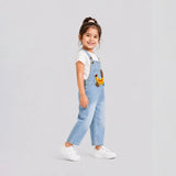 LSB Banana Doggy Denim Dungaree for Toddlers and Kids (No T-Shirt Included)