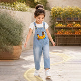 LSB Banana Doggy Denim Dungaree for Toddlers and Kids (No T-Shirt Included)