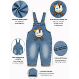 LSB Ducky Denim Dungaree for Toddlers and Kids (No T-Shirt Included)