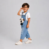 LSB Specs Puppy Denim Dungaree for Toddlers and Kids (No T-Shirt Included)