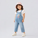 LSB Stripes Cappy Denim Dungaree for Toddlers and Kids (No T-Shirt Included)