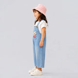 LSB Stripes Cappy Denim Dungaree for Toddlers and Kids (No T-Shirt Included)